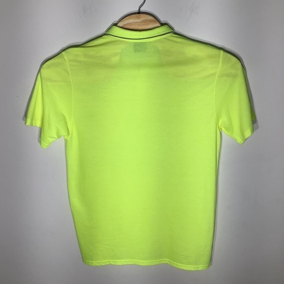 Oakley Mens Short Sleeve Golf Polo Yellow Size Medium NWT - Picture 3 of 6